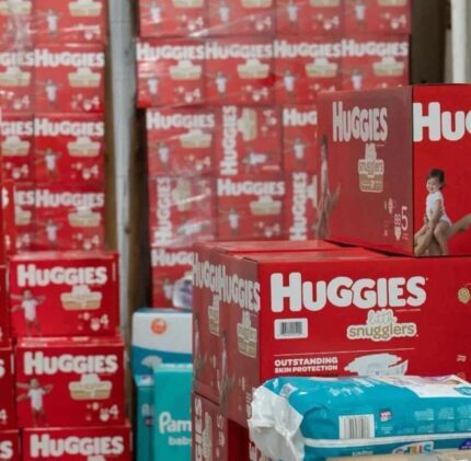 Baby Diapers 100 Boxes Per Pallet